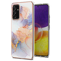 Custodia Silicone Gel Morbida Fantasia Modello Cover Y03B per Samsung Galaxy A54 5G Lavanda