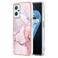 Custodia Silicone Gel Morbida Fantasia Modello Cover Y05B per Realme 9i 4G Rosa