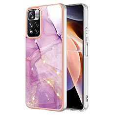 Custodia Silicone Gel Morbida Fantasia Modello Cover Y05B per Xiaomi Mi 11i 5G (2022) Lavanda