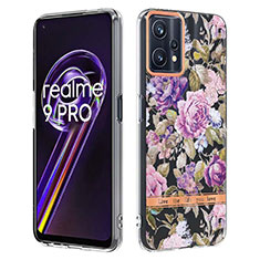 Custodia Silicone Gel Morbida Fantasia Modello Cover Y06B per Realme 9 Pro 5G Lavanda