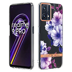 Custodia Silicone Gel Morbida Fantasia Modello Cover Y06B per Realme 9 Pro 5G Viola