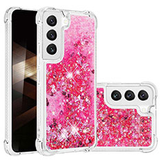 Custodia Silicone Gel Morbida Fantasia Modello Cover Y06B per Samsung Galaxy S25 5G Rosa Caldo