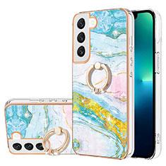 Custodia Silicone Gel Morbida Fantasia Modello Cover Y16B per Samsung Galaxy S21 Plus 5G Multicolore