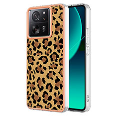 Custodia Silicone Gel Morbida Fantasia Modello Cover YB2 per Xiaomi Redmi K60 Ultra 5G Marrone