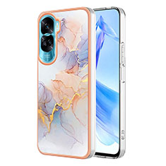 Custodia Silicone Gel Morbida Fantasia Modello Cover YB3 per Huawei Honor 90 Lite 5G Lavanda