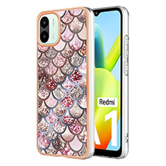 Custodia Silicone Gel Morbida Fantasia Modello Cover YB3 per Xiaomi Redmi A2 Marrone