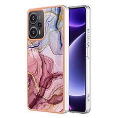 Custodia Silicone Gel Morbida Fantasia Modello Cover YB7 per Xiaomi Redmi Note 12 Turbo 5G Multicolore