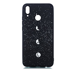 Custodia Silicone Gel Morbida Mistica Luna Stelle Cover per Huawei Enjoy 9 Plus Multicolore