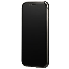 Custodia Silicone Laterale F01 per Apple iPhone Xs Nero