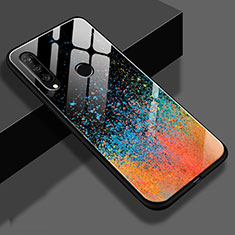 Custodia Silicone Laterale Fantasia Modello Specchio Cover per Huawei Nova 4e Multicolore