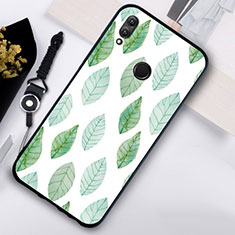 Custodia Silicone Laterale Fantasia Modello Specchio Cover S02 per Huawei Honor 10 Lite Verde