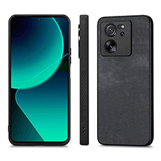 Custodia Silicone Morbida In Pelle Cover AD1 per Xiaomi Redmi K60 Ultra 5G Nero