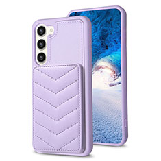 Custodia Silicone Morbida In Pelle Cover BF1 per Samsung Galaxy S23 5G Lavanda