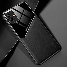 Custodia Silicone Morbida In Pelle Cover con Magnetico per Samsung Galaxy A04E Nero