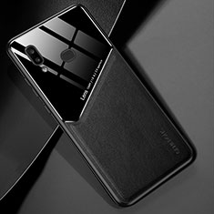 Custodia Silicone Morbida In Pelle Cover con Magnetico per Samsung Galaxy A10s Nero