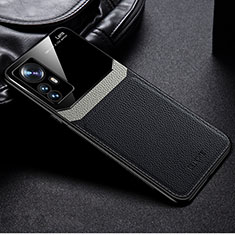 Custodia Silicone Morbida In Pelle Cover con Magnetico S01 per Xiaomi Mi 12S Pro 5G Nero