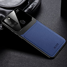 Custodia Silicone Morbida In Pelle Cover FL1 per Samsung Galaxy A21s Blu