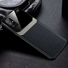 Custodia Silicone Morbida In Pelle Cover FL1 per Samsung Galaxy M31s Nero