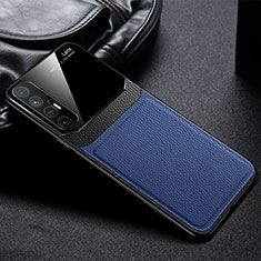 Custodia Silicone Morbida In Pelle Cover FL1 per Xiaomi Mi 10S 5G Blu