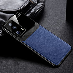 Custodia Silicone Morbida In Pelle Cover FL1 per Xiaomi Mi 12 Lite NE 5G Blu