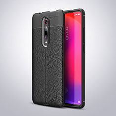 Custodia Silicone Morbida In Pelle Cover H01 per Xiaomi Redmi K20 Nero