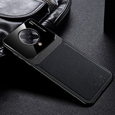 Custodia Silicone Morbida In Pelle Cover H01 per Xiaomi Redmi K30 Pro 5G Nero