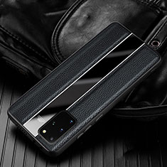 Custodia Silicone Morbida In Pelle Cover H03 per Samsung Galaxy S20 Plus 5G Nero
