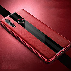 Custodia Silicone Morbida In Pelle Cover H05 per Huawei Honor 20i Rosso