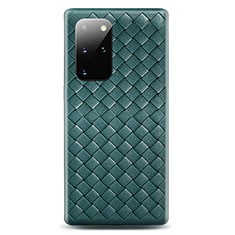 Custodia Silicone Morbida In Pelle Cover H05 per Samsung Galaxy S20 Plus Verde