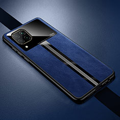 Custodia Silicone Morbida In Pelle Cover L01 per Huawei Nova 7i Blu