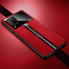 Custodia Silicone Morbida In Pelle Cover L01 per Huawei Nova 7i Rosso