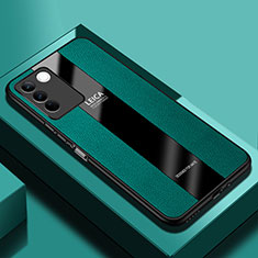 Custodia Silicone Morbida In Pelle Cover PB1 per Vivo V27 Pro 5G Verde