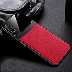 Custodia Silicone Morbida In Pelle Cover per Huawei P Smart Z (2019) Rosso