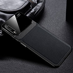 Custodia Silicone Morbida In Pelle Cover per Huawei Y9 Prime (2019) Nero