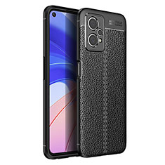 Custodia Silicone Morbida In Pelle Cover per Realme 9 Pro 5G Nero