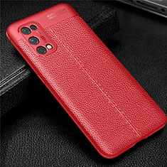 Custodia Silicone Morbida In Pelle Cover per Realme Q2 Pro 5G Rosso