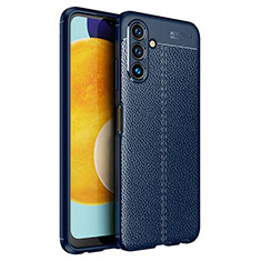 Custodia Silicone Morbida In Pelle Cover per Samsung Galaxy A04s Blu