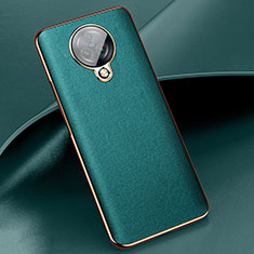 Custodia Silicone Morbida In Pelle Cover per Vivo Nex 3 Verde