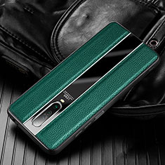 Custodia Silicone Morbida In Pelle Cover S01 per Xiaomi Poco X2 Verde