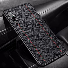 Custodia Silicone Morbida In Pelle Cover S02 per Huawei Y9s Nero