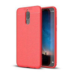 Custodia Silicone Morbida In Pelle Cover S03 per Huawei G10 Rosso