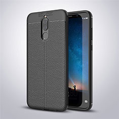 Custodia Silicone Morbida In Pelle Cover S03 per Huawei Nova 2i Nero