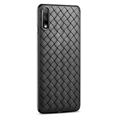 Custodia Silicone Morbida In Pelle Cover S03 per Huawei P Smart Z (2019) Nero