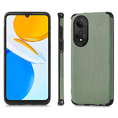 Custodia Silicone Morbida In Pelle Cover S03D per Huawei Honor X7 Verde