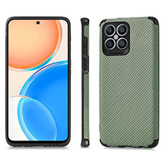 Custodia Silicone Morbida In Pelle Cover S03D per Huawei Honor X8 4G Verde