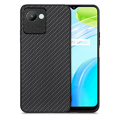 Custodia Silicone Morbida In Pelle Cover S03D per Realme C30 Nero