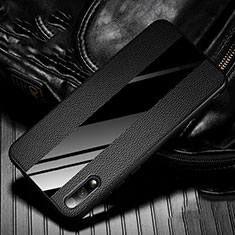 Custodia Silicone Morbida In Pelle Cover S05 per Huawei P Smart Z (2019) Nero