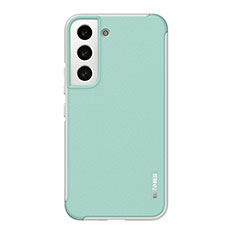 Custodia Silicone Morbida In Pelle Cover S05 per Samsung Galaxy S23 Plus 5G Verde