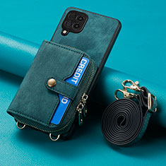 Custodia Silicone Morbida In Pelle Cover SD1 per Samsung Galaxy A12 5G Verde