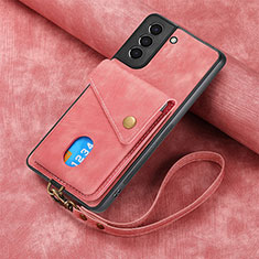 Custodia Silicone Morbida In Pelle Cover SD1 per Samsung Galaxy S23 5G Rosa